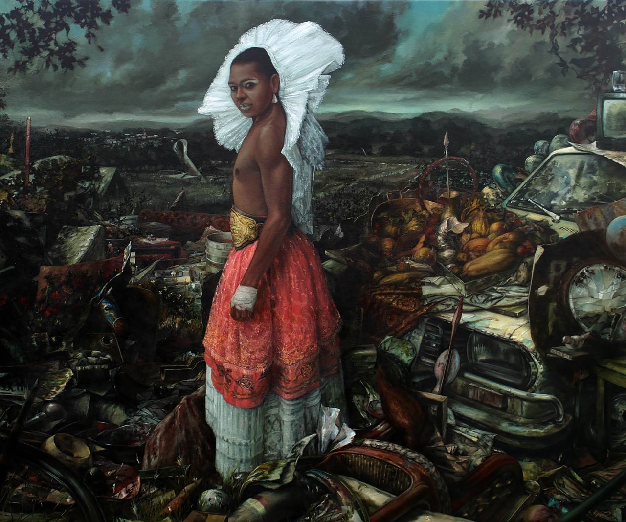 El centro único, muestra pictórica que revela las facetas del individuo a través del pincel de Edgar Cano