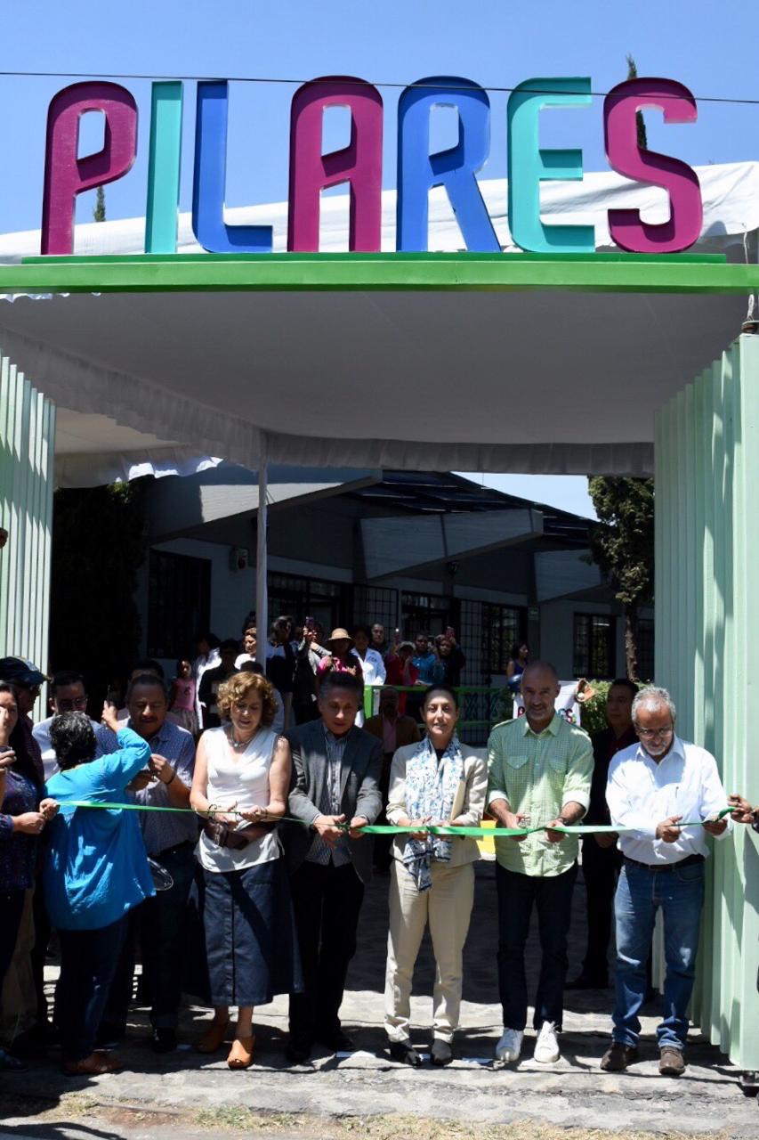 Se inauguran dos Pilares en la alcaldía de Coyoacán