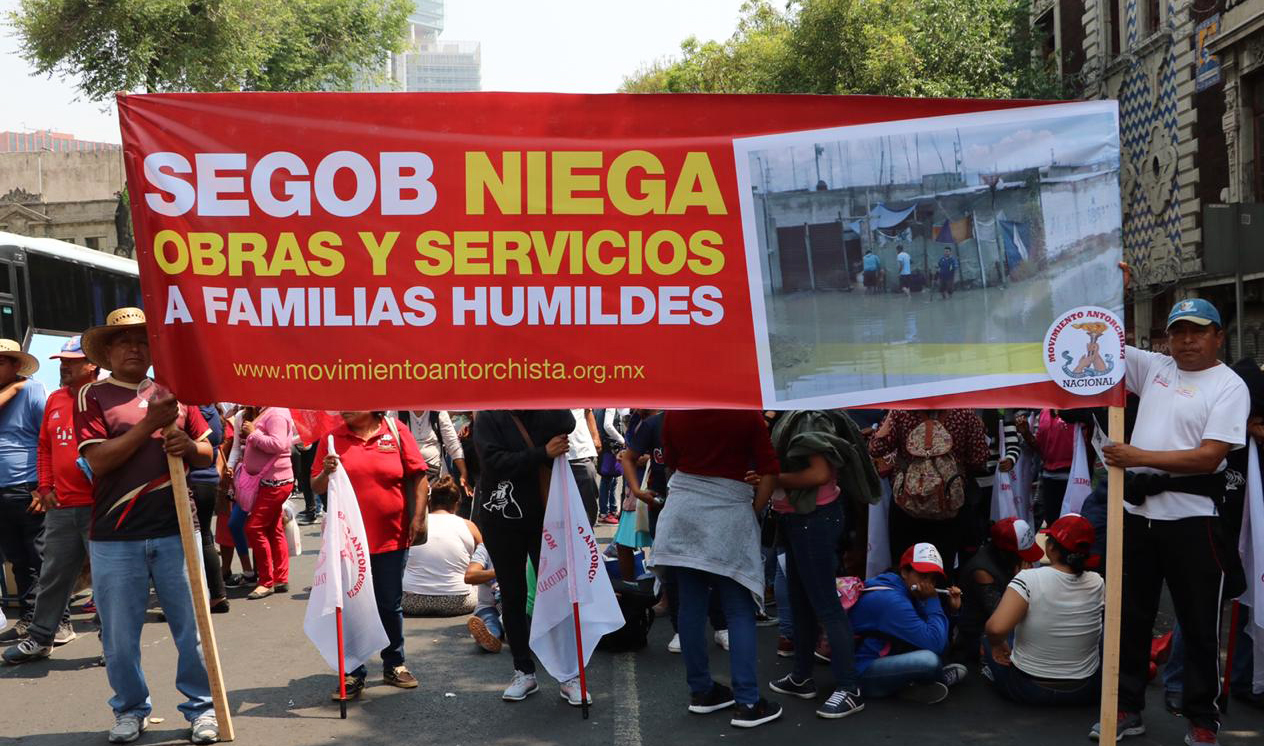 Antorcha será voz de millones de mexicanos que sufren abusos del nuevo gobierno