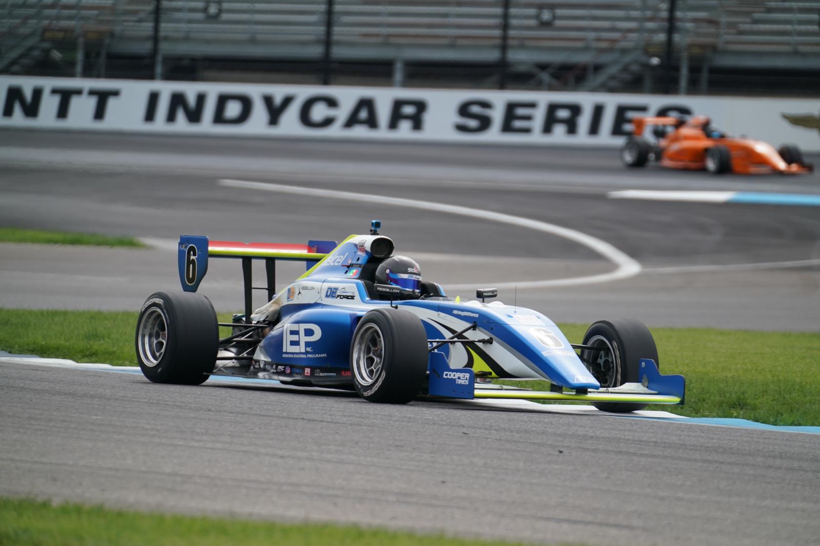 Buena actuación el tapatío Moisés de la Vara en Indy Pro 2000 Championship en Indianapolis