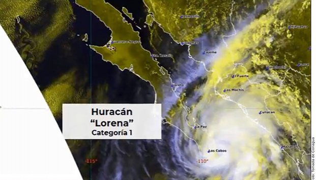 Ingresa huracán ‘Lorena’ a Los Cabos