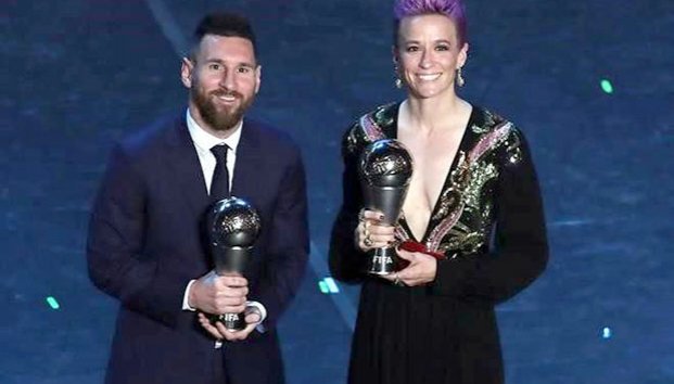 Son Messi y Rapinoe The Best 2019