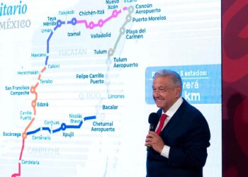 “Vamos a enfrentar a estos grupos de intereses creados, a sus voceros y achichincles”: AMLO sobre amparos contra el Tren Maya