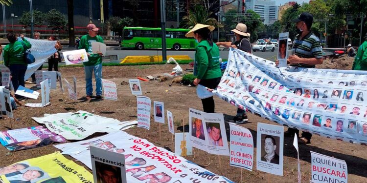 Activistas piden dedicar la glorieta de la Palma a los desaparecidos