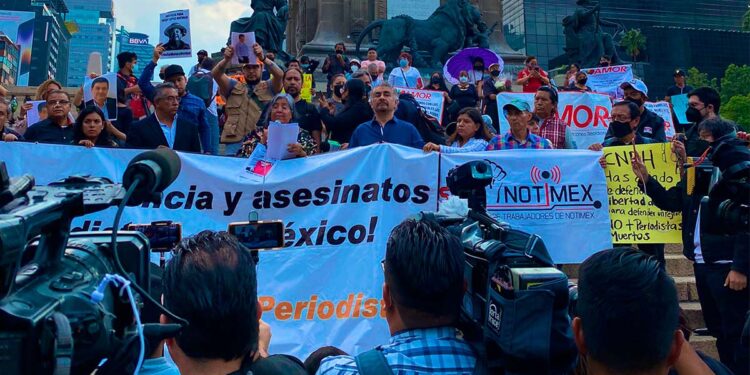 Lo que necesitamos es que no haya impunidad, reclaman periodistas a AMLO