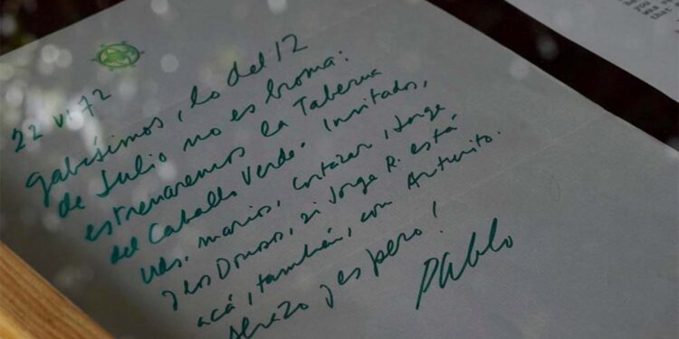 Cartas inéditas enviadas a Gabriel García Márquez se dan a conocer en México