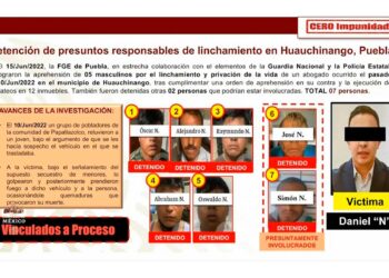 Van siete detenidos por linchamiento de Daniel Picazo