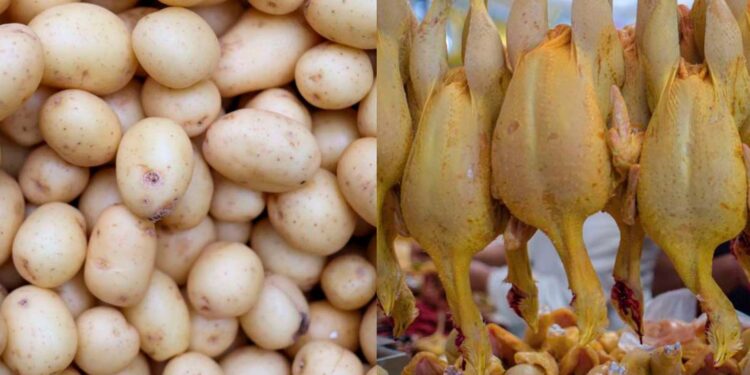 Precios del pollo y la papa se disparan en México