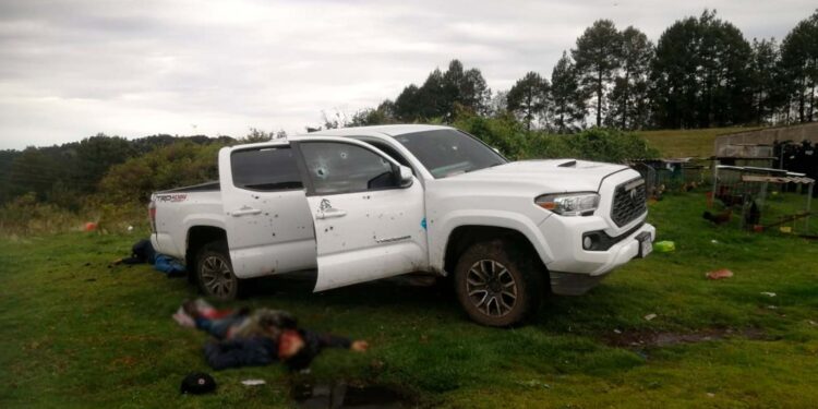 Enfrentamiento en Texcaltitlán, Edomex, deja 10 muertos y 7 detenidos