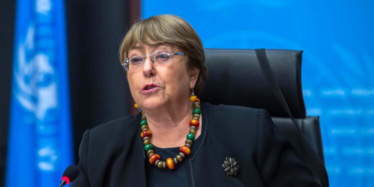 Bachelet niega presiones de autoridades chinas sobre informe de Xinjiang