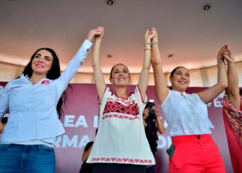 “Corcholatas” siguen de gira, pese a medidas cautelares impuesta por el INE