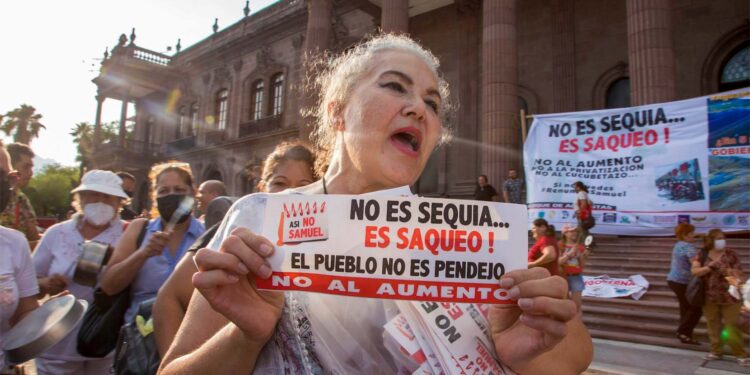 En Nuevo León, de la sed al conflicto social