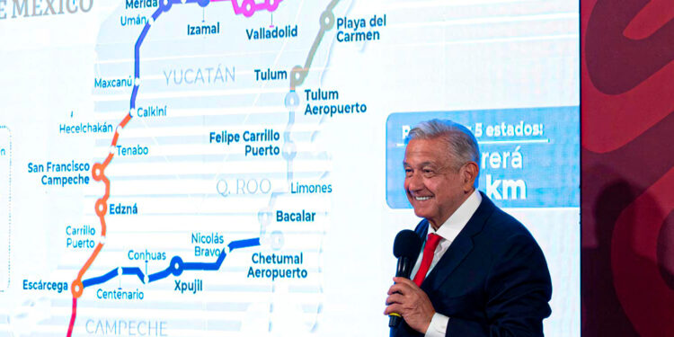 Tren Maya costará 70% arriba de lo presupuestado, revela AMLO