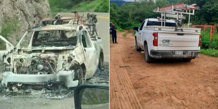 Sujetos armados asesinan a dos empleados de la CFE en Sonora