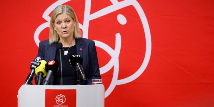 Primera ministra de Suecia anuncia su dimisión tras derrota electoral