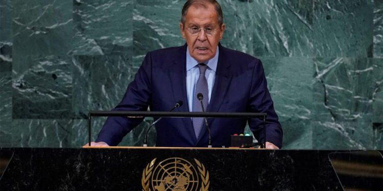 Lavrov acusa en la ONU a Occidente de una “rusofobia sin precedentes” y “grotesca”