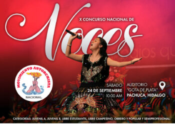 Realizará Antorcha el X Concurso Nacional de Voces