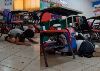 Simulacros de tiroteos para niños causan polémica en Sonora