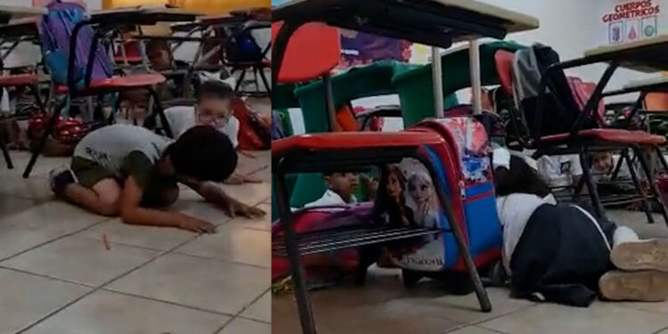 Simulacros de tiroteos para niños causan polémica en Sonora