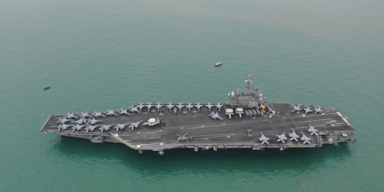 EE.UU. despliega el portaaviones Ronald Reagan al mar de Japón como respuesta a Pionyang