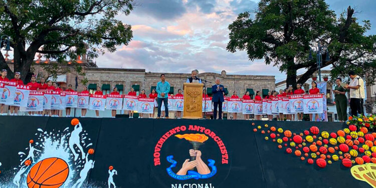 Arranca el XIV Torneo Nacional de Básquetbol de Antorcha en Morelia