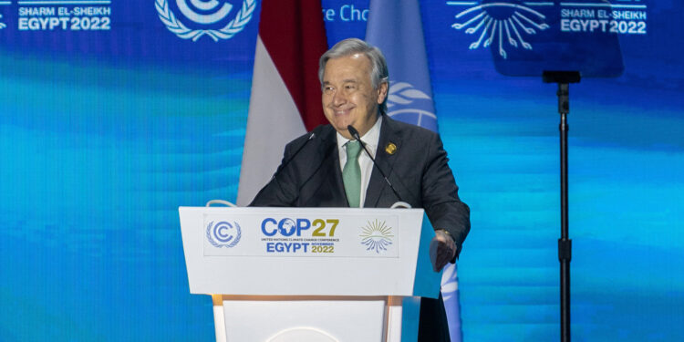 ONU pide a la COP27 un pacto de solidaridad climática global y señala responsabilidad de EE.UU. y China