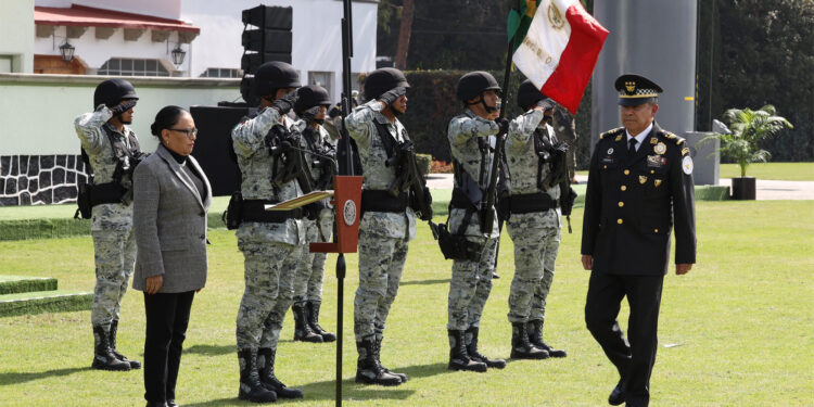 General David Córdova toma protesta como Comandante de la Guardia Nacional
