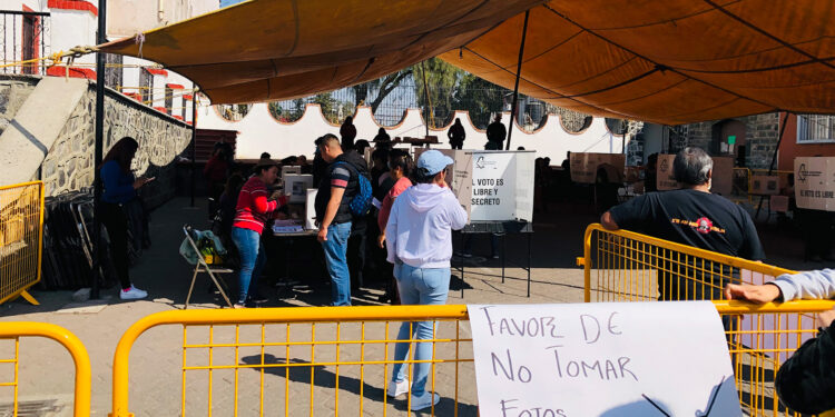 Proceso electoral en Mixquic transcurre con anomalías