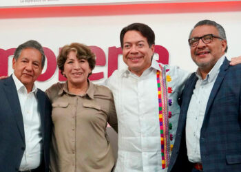 Horacio Duarte e Higinio Martínez coordinarán campaña de Delfina en Edomex