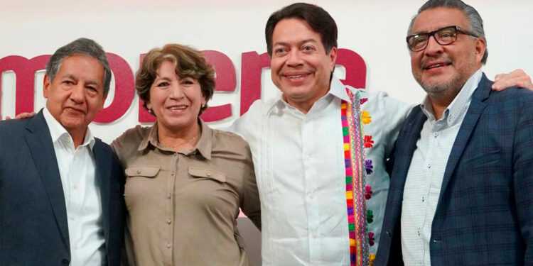 Horacio Duarte e Higinio Martínez coordinarán campaña de Delfina en Edomex