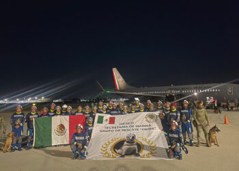 Brigadas de rescate mexicanas han salvado a tres personas con vida en Turquía