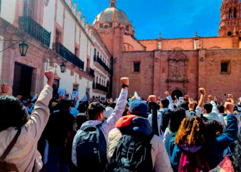 Estudiantes alzan la voz para exigir seguridad en Zacatecas