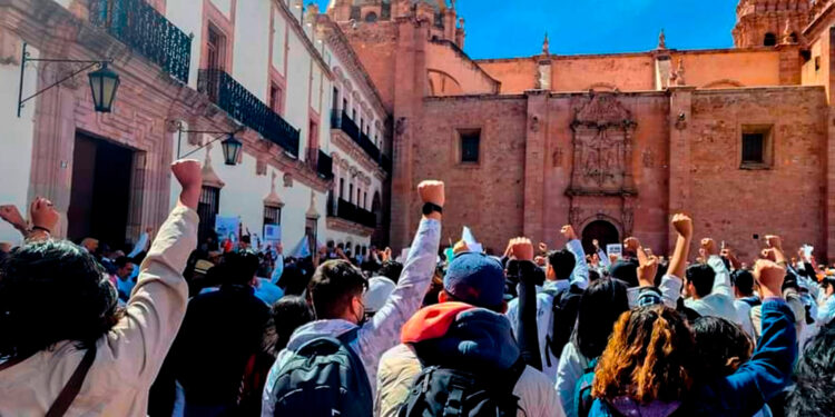 Estudiantes alzan la voz para exigir seguridad en Zacatecas