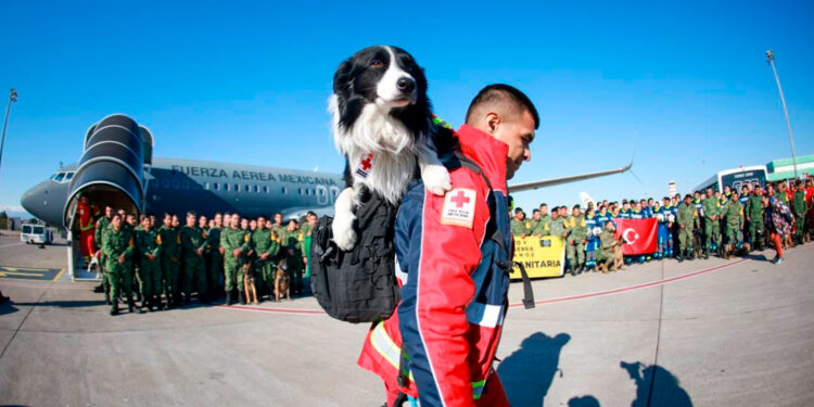 ¡Viva México! Rescatistas mexicanos llegan a Turquía para ayudar tras sismos