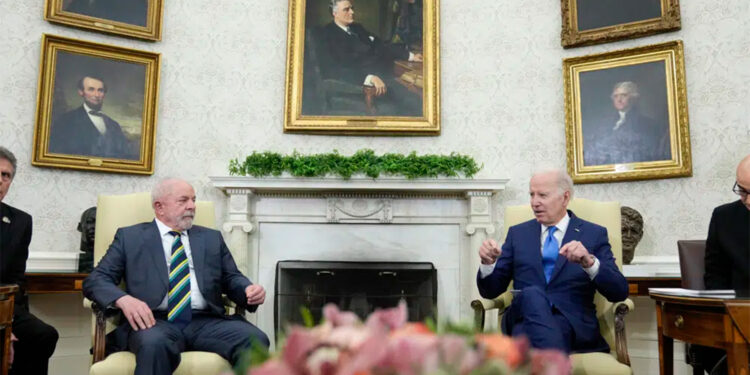 Lula da Silva se encuentra con Biden en Washington