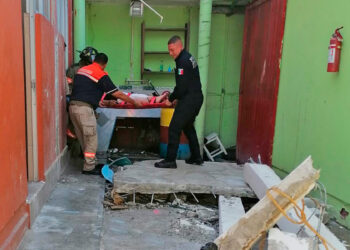 Colapsa techo del programa “La Escuela es Nuestra” en un preescolar de Ecatepec