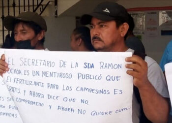 Morena niega fertilizante a campesinos mayas de Campeche