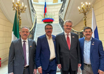 Antorcha da bienvenida a nuevo embajador de Rusia en México