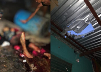 Atacan viviendas de Apatzingán con drones cargados con explosivos