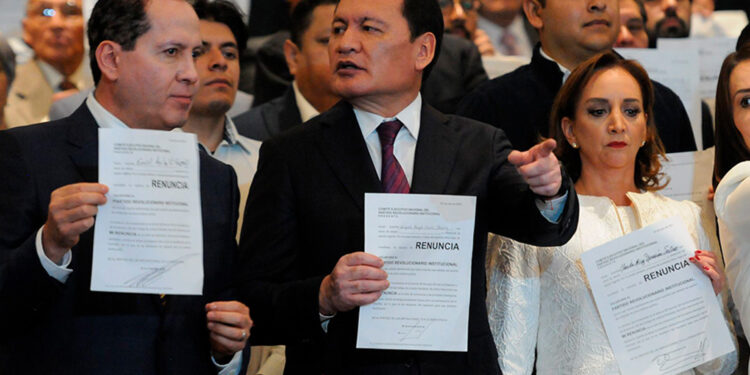 PRI en crisis: al borde de la extinción