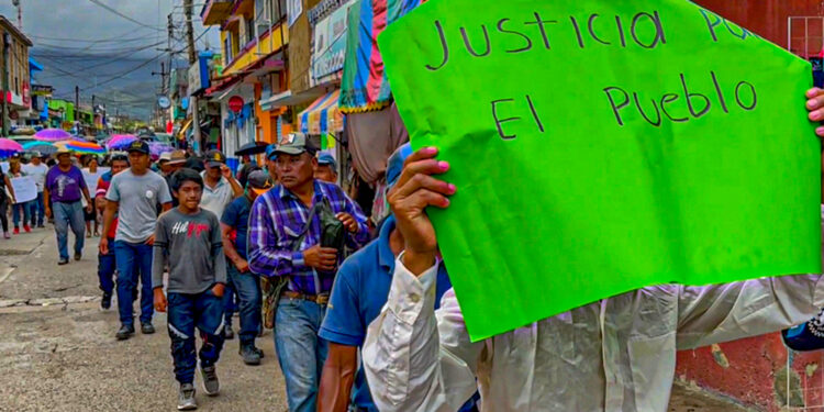 Violencia e inseguridad provocan protestas en Chiapas