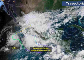 Alertan impacto de dos ciclones tropicales sobre México