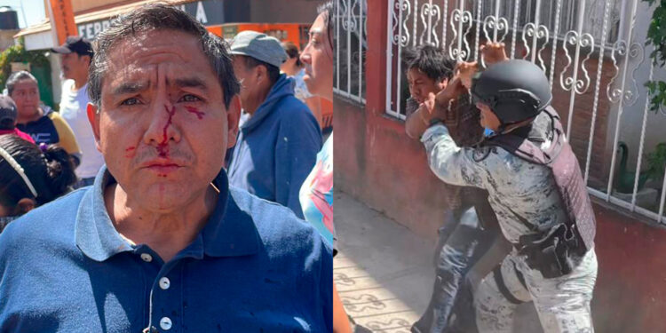 Guardia Nacional y CFE reprimen a colonos en Puebla