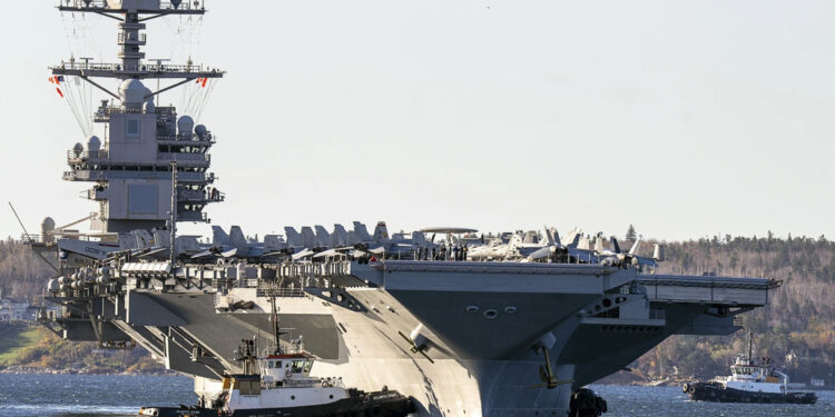 EE.UU. envía un portaaviones, cazas y buques de guerra a fronteras de Israel