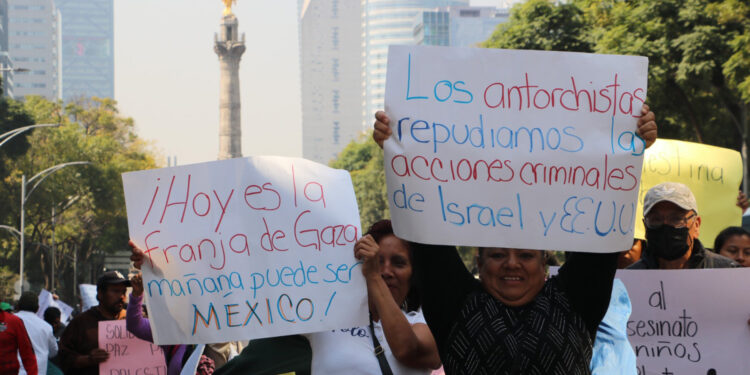 Antorcha condena genocidio de palestinos; pide paz y alto al fuego