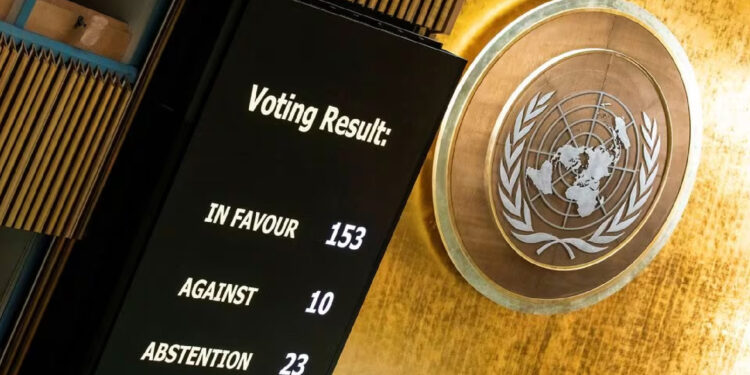 Asamblea General de la ONU aprueba resolución que exige alto al fuego en Gaza