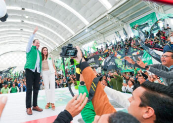 Eruviel Ávila se suma al Partido Verde; llama a votar por Sheinbaum