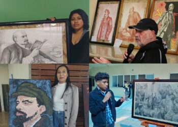 Artistas antorchistas recordarán a V.I. Lenin con muestra de dibujo y pintura en Puebla