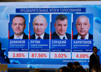 Putin gana reelección con apoyo de 98 millones de rusos