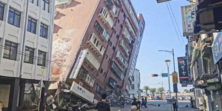 Desastre en Taiwán: terremoto y tsunami destruyen parte de la isla